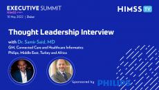 Dr. Samir Said at Philips Middle East, Turkey and Africa and Dillan Yogendra